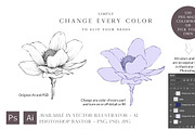 Ultimate Flower & Leaf Collection, an Object Graphic by Pretty Little Lines (Thumbnail 37 of 47)
