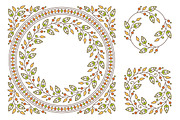 Boho - Frames and Wreaths set, a Decorative Illustration by Zhurov (Thumbnail 2 of 4)