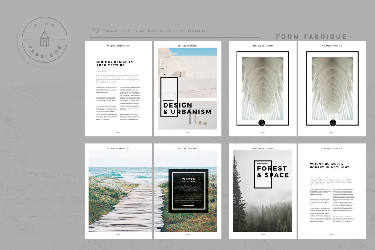 Related Portfolio, a Brochure Template by Form Fabrique (Photo 5 of 17)