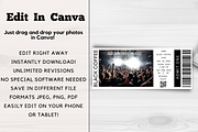 Editable Concert Ticket Template, an Invitation Template by YasdeyDesigns (Thumbnail 5 of 8)