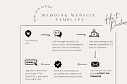 Wedding WIX Website Template Minimal, a Wix Template by Ivyandpalette (Thumbnail 7 of 7)