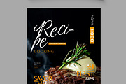 Cook Book Magazine Cover Template, a Magazine Template by MightyDesign (Thumbnail 2 of 8)