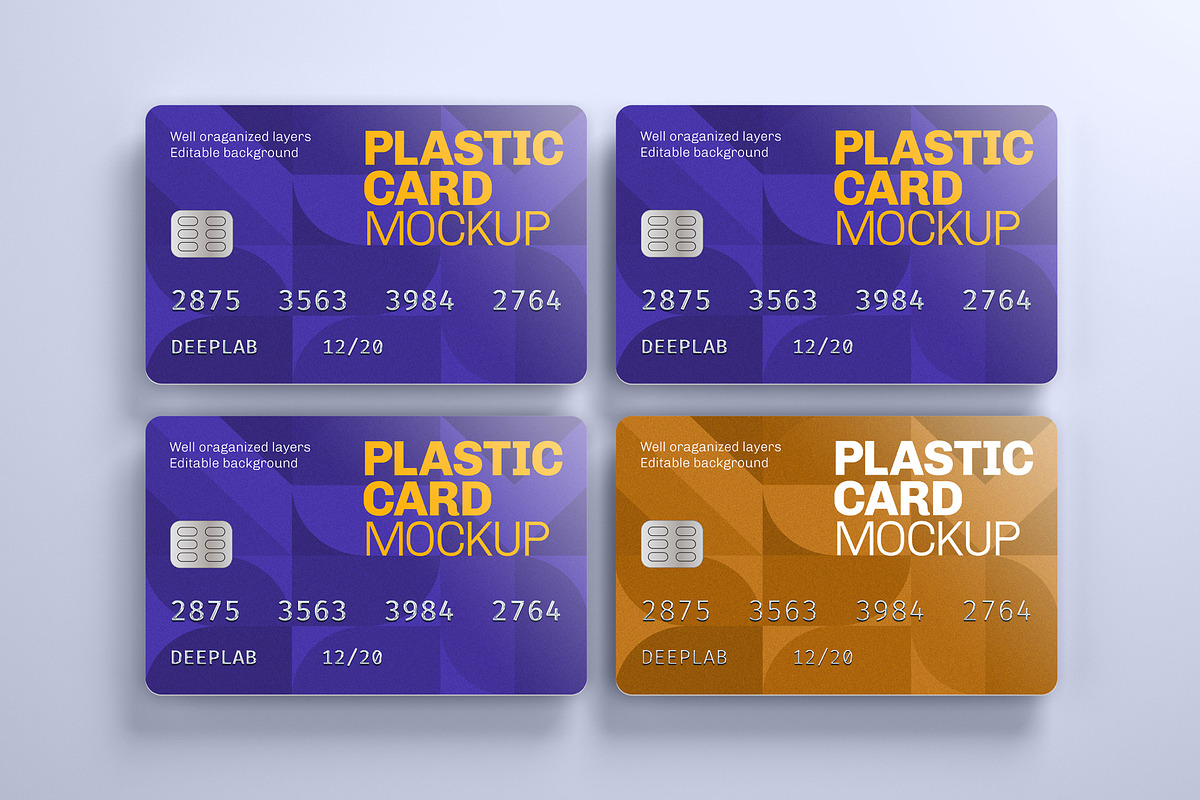 Plastic Card Mockup | Credit Card, a Print Template by Deeplab (Photo 25 of 26)