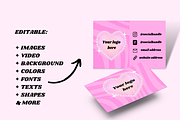 Y2K Business Card, Retro Aesthetic, a Business Card Template by PLANETSEL (Thumbnail 3 of 5)