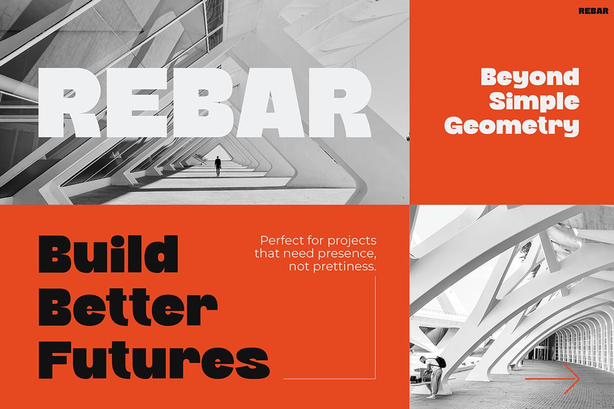 REBAR, a Sans Serif Font by Pinisi ART (Photo 8 of 10)