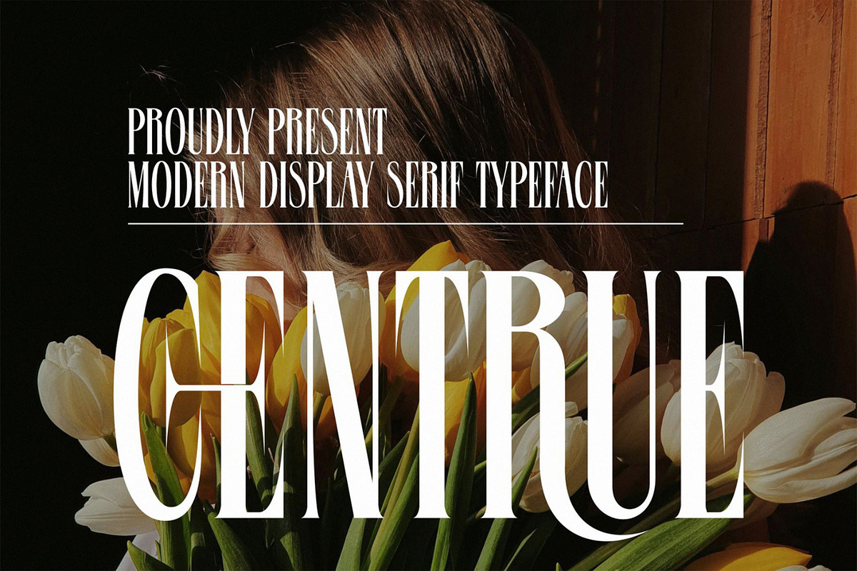Centrue Modern Display Serif, a Serif Font by Alfinart (Photo 1 of 11)