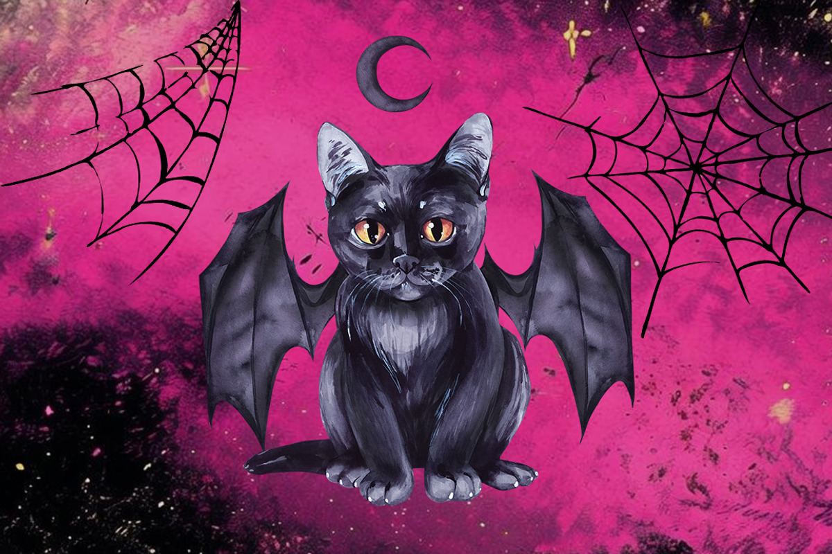 Halloween Mystic Watercolor, a Seasonal Illustration by SashaKondr (Photo 3 of 11)