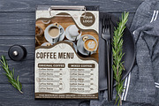 Coffee flyer menu, a Flyer Template by imadeDesign (Thumbnail 3 of 3)