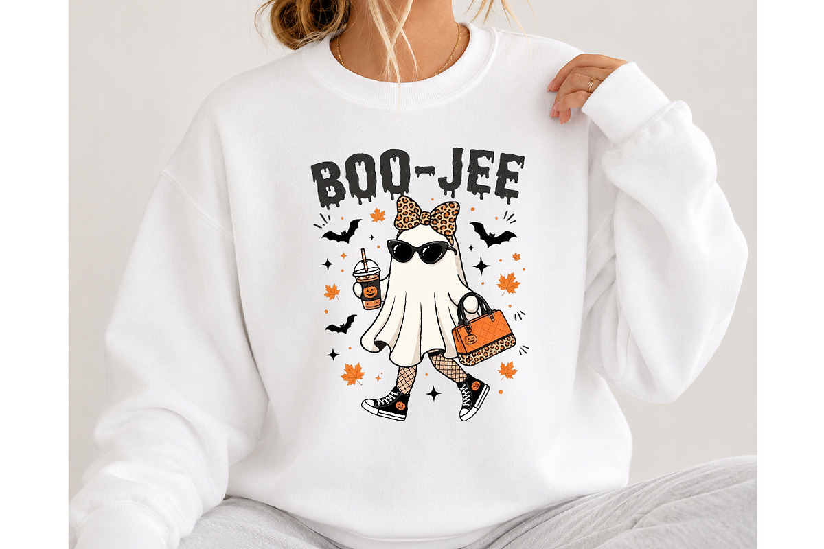 Cute Boo-Jee Fashion Ghost Halloween, an Object Illustration by DreamCafeArt (Photo 4 of 7)