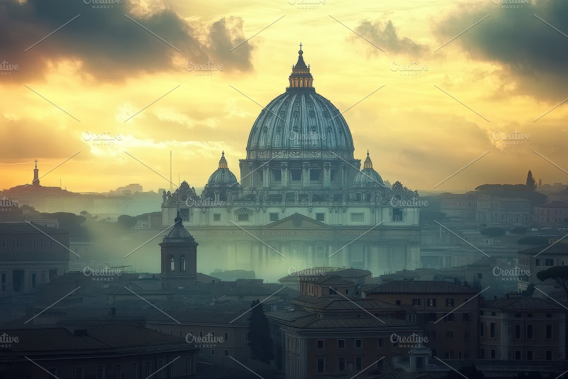 Dramatic sunset illuminates the dome, a Photo by Iftikhar Alam