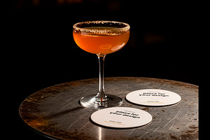 Multipurpose Set of Coasters Mockups, a Mockup by Luuqas Design
