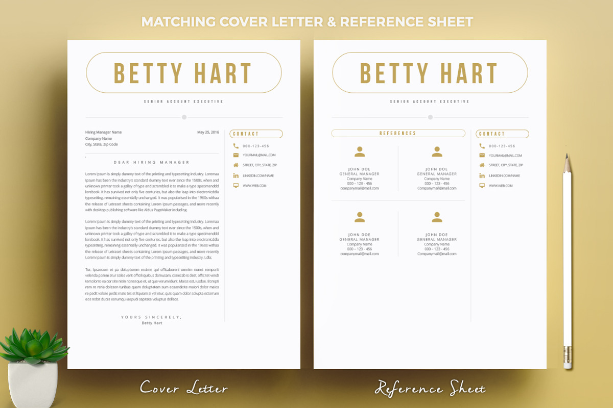 Resume/CV Template, a Resume Template by A1RESUME (Photo 4 of 6)