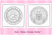 Comfy Mandala Coloring Book, a Seasonal Illustration by Coco Bloom (Thumbnail 3 of 4)