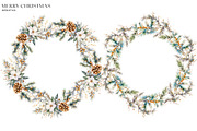 Watercolor Christmas Clipart Set, a Decorative Illustration by Patishop Art (Thumbnail 3 of 5)