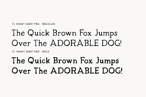 JIMMY Serif Pro - Handwritten Serif