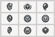 Modern Lion Mascot Logo Bundle, a Branding & Logo Template by Vectorium Studio (Thumbnail 10 of 21)