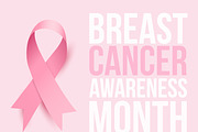 Pink ribbon, Breast Cancer Awareness, a Healthcare Illustration by Traudl's shop (Thumbnail 2 of 3)