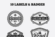 10 Vintage Badges and Logos Vol5, a Branding & Logo Template by shazi (Thumbnail 1 of 11)