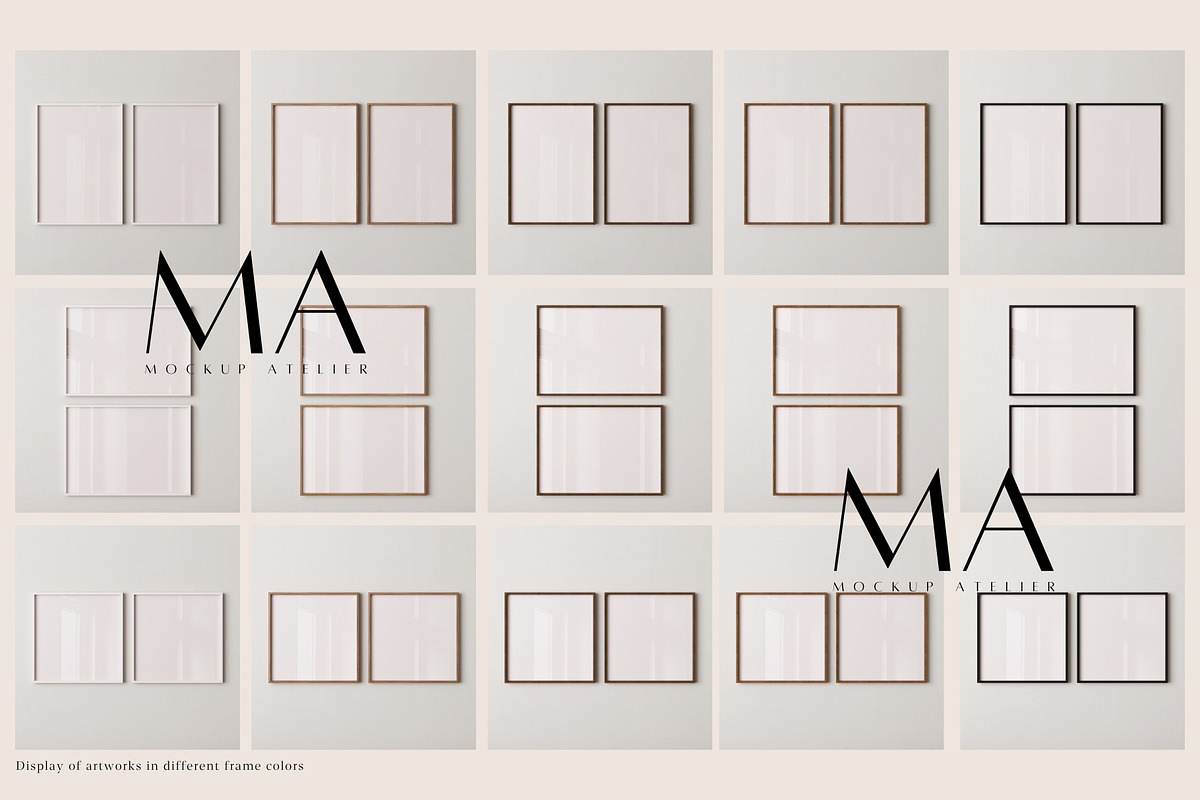 Close Up 2 Frames Mockup Bundle, a Household Mockup by Mockup Art Atelier (Photo 10 of 20)