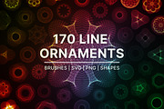 170 Line Ornaments, a Decorative Illustration by xresch (Thumbnail 1 of 5)