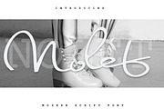 Nolet Handwritten Font, a Script Font by Katie Holland (Thumbnail 1 of 8)