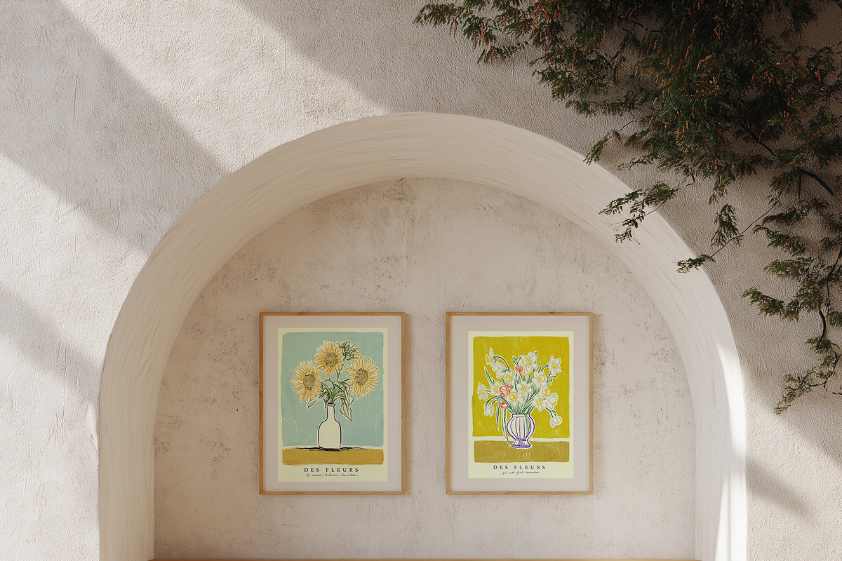 Des Fleurs – Botanical Illustrations, a Decorative Illustration by D-edits (Photo 1 of 7)