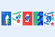 Merry Christmas and Happy New Year, a Seasonal Illustration by PureSolution (Thumbnail 4 of 16)