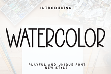 Watercolor | Script Font