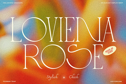 Loviena Rose - Stylish Serif, a Serif Font by Creative Corner