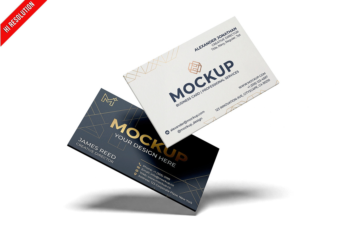 Business Card PSD, an Advertising Mockup by Bruno's Shop (Photo 1 of 3)
