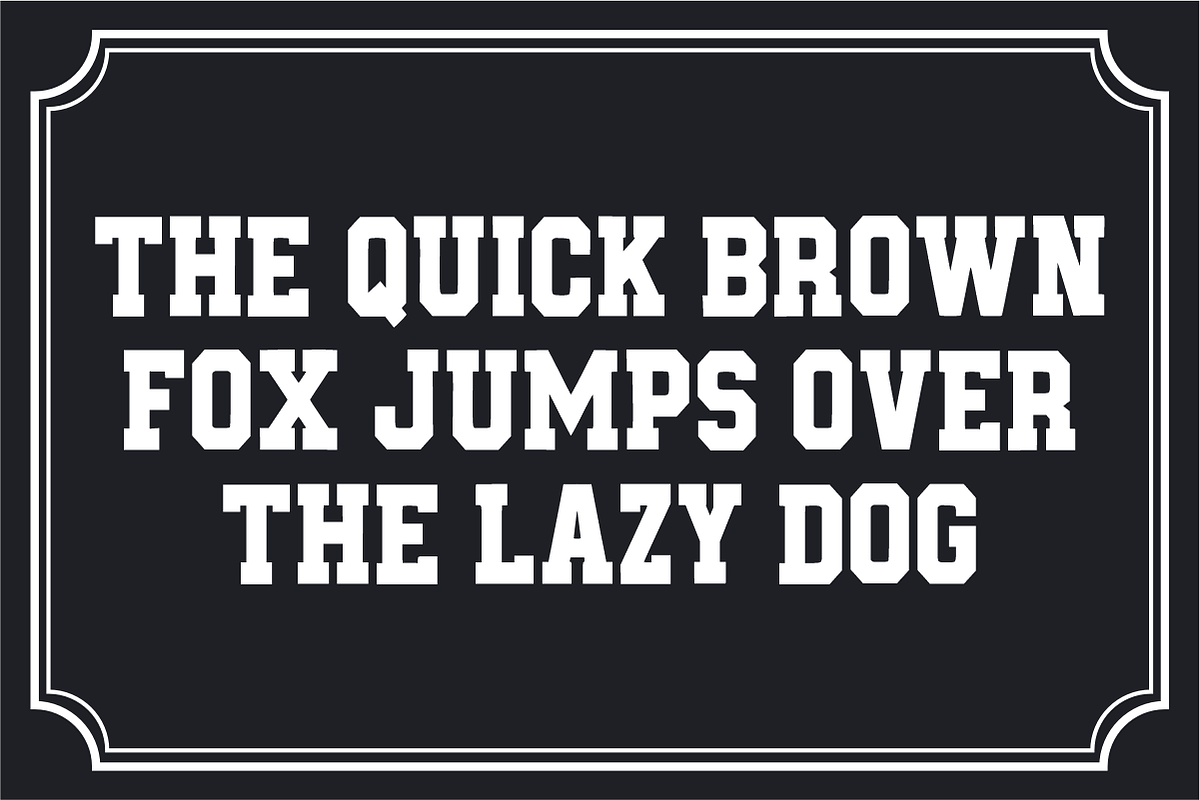 Football Jersey – Bold Athletic, a Slab Serif Font by KiddoGlyphs Studio (Photo 5 of 6)