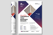 Modern Corporate Business Flyer, a Flyer Template by ContestDesign (Thumbnail 2 of 2)