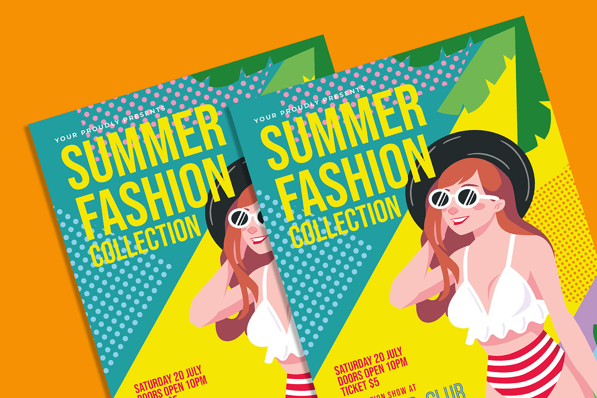 Summer Fashion Collection flyer, a Flyer Template by AdamHasan (Photo 3 of 3)