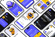 AI KOO AI Generator Mobile App UI UX, an UI Kit Template by Creative Perspective (Thumbnail 2 of 7)