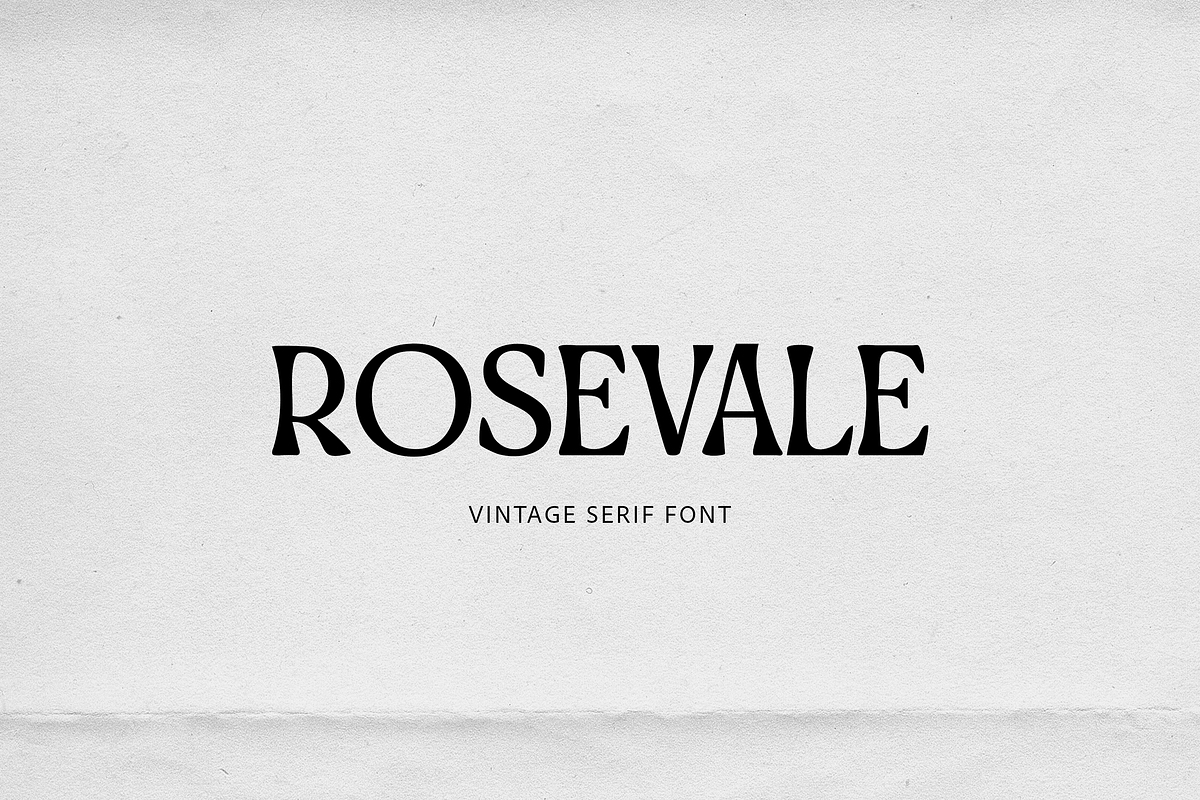 Rosevale Serif, a Serif Font by gafaroff studio (Photo 1 of 6)