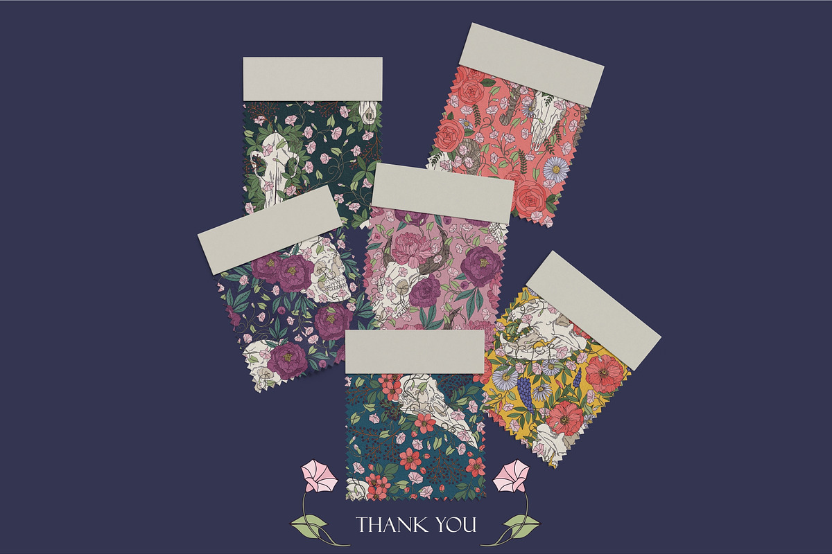 Dark garden. Seamless pattern, a Pattern Graphic by Elona Laff (Photo 7 of 7)