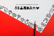 Valentine Icons - Dingbat Font, a Symbol Font by WADLEN (Thumbnail 7 of 7)