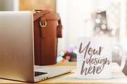 White coffee mug bundle - 8 mockups, a Cups & Container Mockup by Plums Pixel Love (Thumbnail 8 of 9)