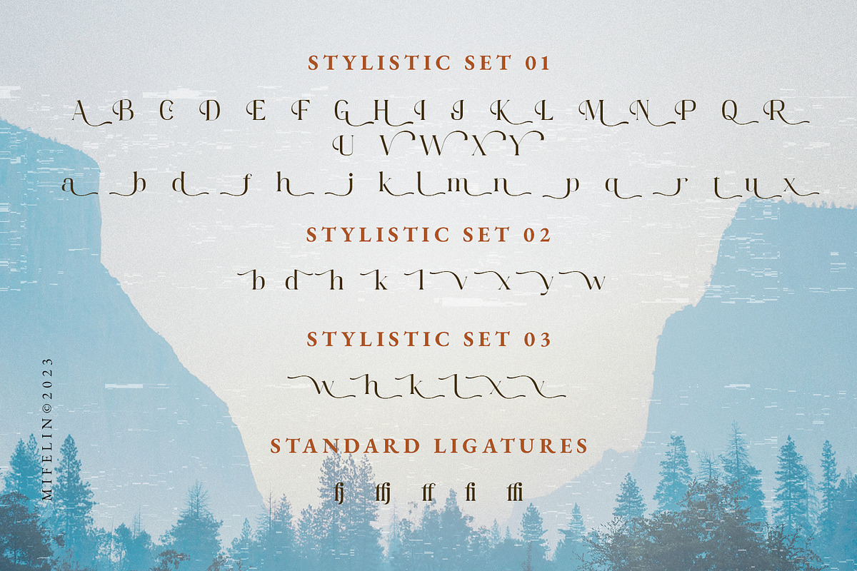 Mifelin, a Serif Font by Nathatype (Photo 9 of 10)