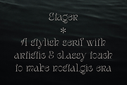 Stager - Unique Classy Serif, a Serif Font by Dharmas Foundry (Thumbnail 8 of 15)