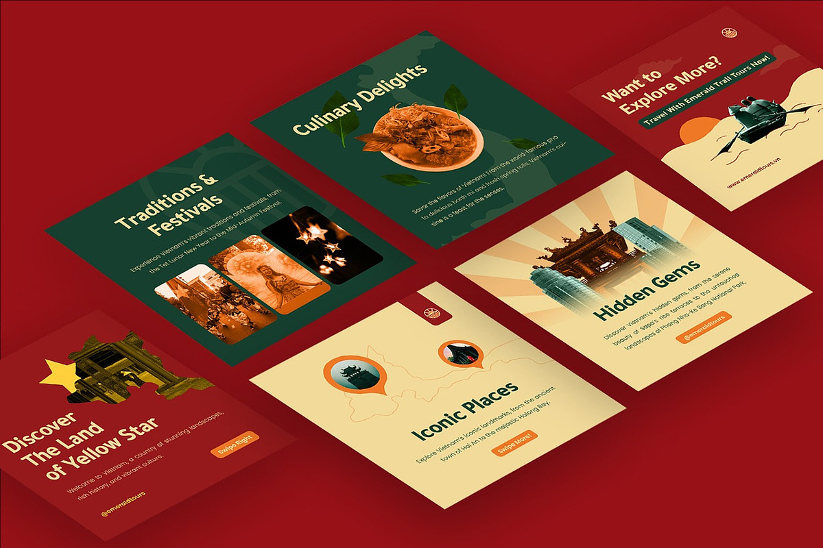 Emerald Trail Tours - Instagram Post, a Social Media Template by Fannan Studio (Photo 3 of 3)