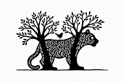 Beautiful Cheetah Silhouette Vector, an Illustration by Amazin_art (Thumbnail 9 of 21)