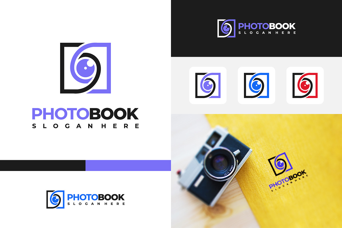 Set of Photo Album Logo Template, a Branding & Logo Template by Lucky Creative (Photo 5 of 5)