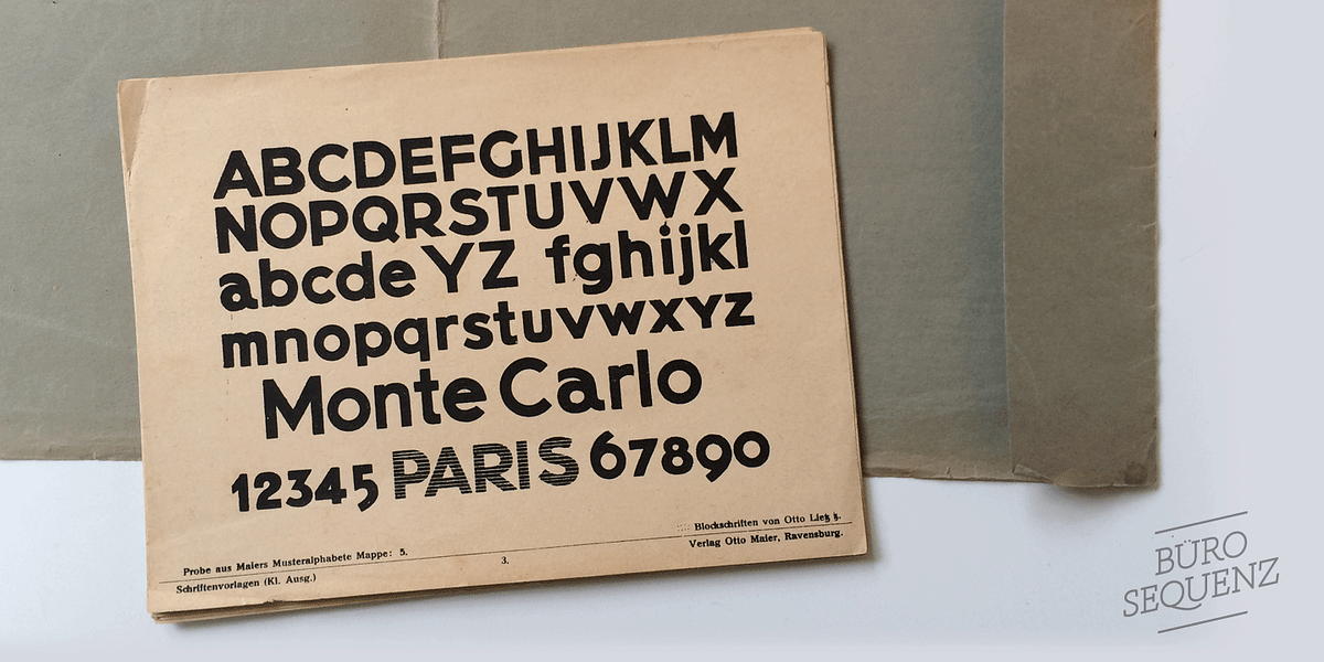 Lietz Block, a Sans Serif Font by Büro Sequenz