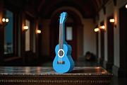 Ukulele - 3d papercraft, a Print Template by PAPER amaze (Thumbnail 3 of 7)