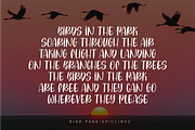 Bird Park, a Font by Epiclinez (Thumbnail 2 of 5)