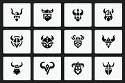 Viking Warrior Logo Collection, a Branding & Logo Template by Vectorium Studio (Thumbnail 1 of 2)