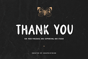 Burdock - Modern Letterpress Font, a Sans Serif Font by Graphicfresh (Thumbnail 8 of 8)
