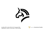 Unicorn Minimal Corporate Logo, a Branding & Logo Template by Vectorium Studio (Thumbnail 1 of 3)