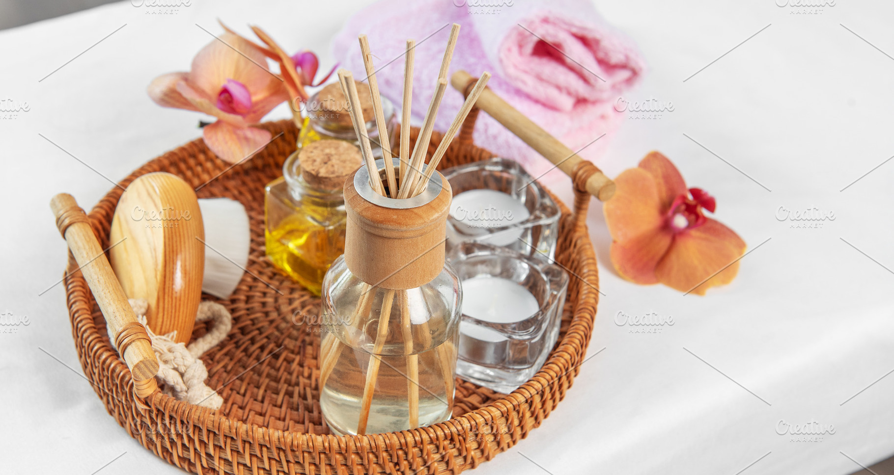 Spa wellness treatment creating peaceful relaxation atmosphere, a Beauty & Fashion Photo by Olena Rudo